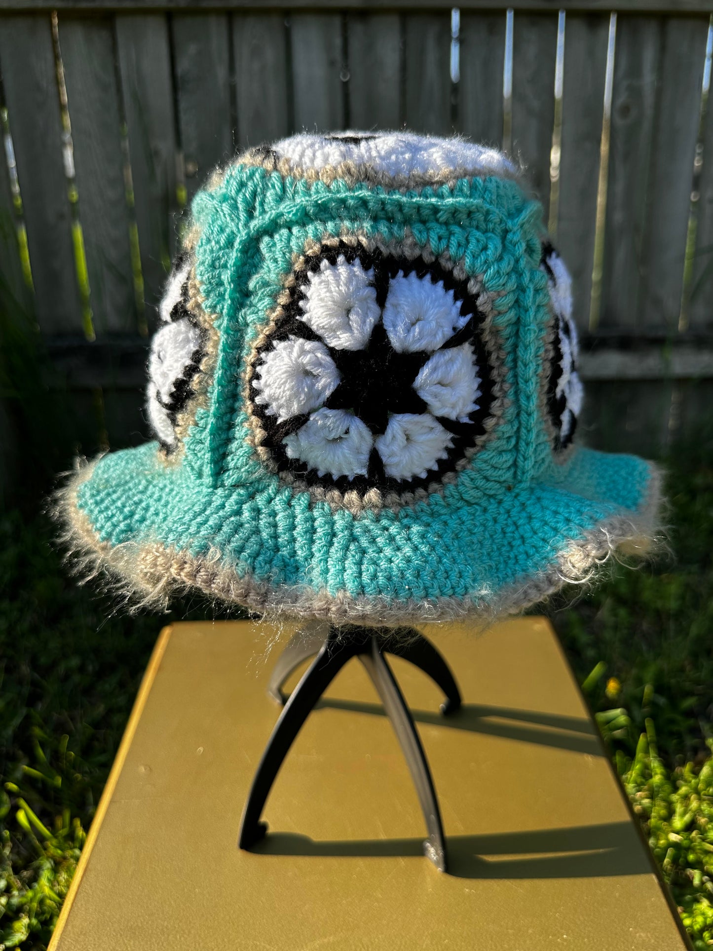 Granny Square Sun Hat