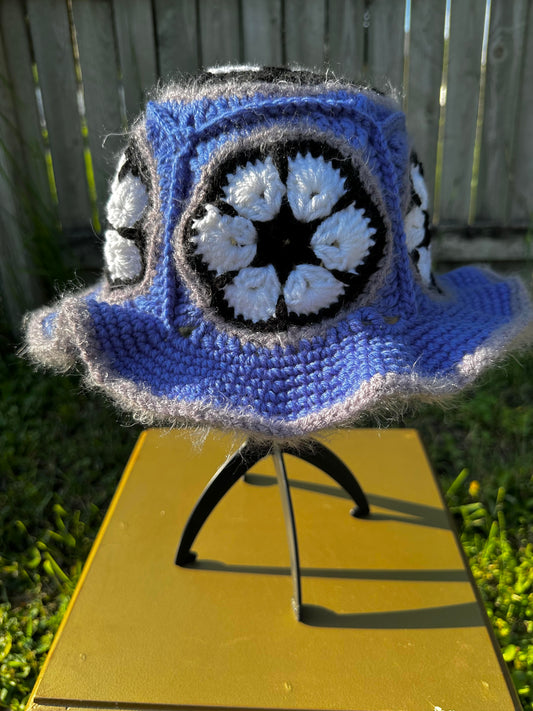 Granny Square Sun Hat